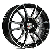 Диск 6x15 4x114.3 ET40 D66.1 X-trike X-127 BK/FP