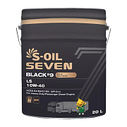 S-Oil SEVEN BLACK #9 LS 10W40 CJ-4 E6/E9 синтетическое 20л