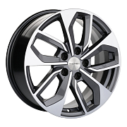Диск 7x17 5x112 ET49 D57.1 Carwel Эльтон 1703 AGR