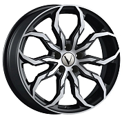 Диск Литой 7.5x18 PCD 5x114.3 ET38 D67.1 Вектор B234 Алмаз черный