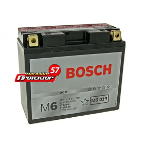 Аккумулятор Bosch 12 А/ч L+ прямая EN190A 151x70x131 Болтовые мото