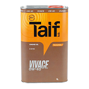 Taif VIVACE 0W40 Синтетическое 1л