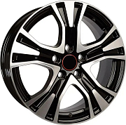 Диск 7x17 5x112 ET40 D57.1 Vector В159 Алмаз черный