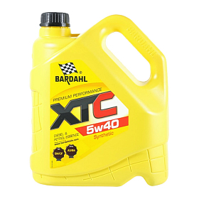 Bardahl Xtc 5W40 синтетическое 4л