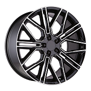 Диск 9.5x21 5x112 ET31 D66.6 Khomen Wheels KHW2101 (Q7/Touareg) Black-FP