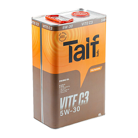 Taif VITE 5W30 SN C3 синтетическое 4л