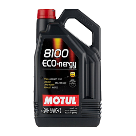 Motul 8100 ECO-NERGY 5W30 SL/CF A5/B5 синтетическое 5л