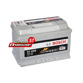 Аккумулятор Bosch Silver Plus 77 А/ч R+ обратная EN780A 278х175х190 Стандартные