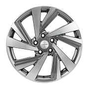 Диск 7.5x18 5x114.3 ET38 D67.1 Khomen Wheels V-Spoke 801 Gray-FP