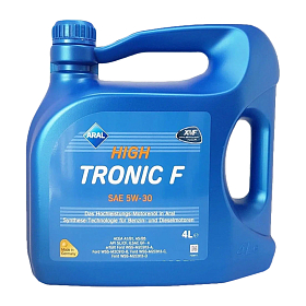 Aral High Tronic F 5W30 CF/SL A1/A5/B1/B5 синтетическое 4л