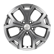 Диск 6.5x17 5x114.3 ET50 D67.1 Khomen Wheels Y-Spoke 710 Gray