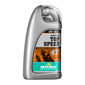 Motorex TOP SPEED 4T 5W40 синтетическое 1л