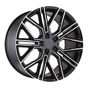 Диск 9.5x21 5x120 ET45.5 D62.5 Khomen Wheels KHW2101 Black-FP