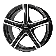 Диск 8x18 5x112 ET45 D70.1 Rial Quinto Diamant black front polished