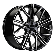 Диск Литой 9.5x21 PCD 5x112 ET36 D66.6 Khomen Wheels KHW2101 Black-FP matt