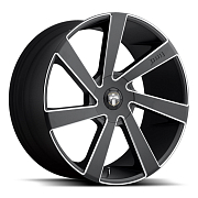 Диск 9.5x22 5x150 ET35 D110 DUB Directa Black/Machined