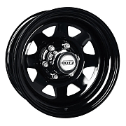 Диск 7x16 5x165 ET8 D122.5 Dotz DAKAR dark Черный