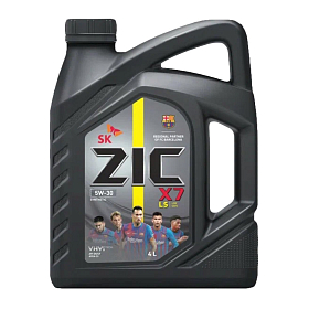 ZIC X7 LS 5W30 SN C3 Синтетическое 4л