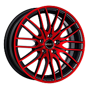 Диск 7.5x19 5x114.3 ET42 D67.1 BORBET CW4/5 Red Front Polished
