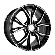 Диск Литой 7x17 PCD 5x110 ET46 D63.3 Megami MGM-40 BKF
