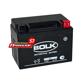 Аккумулятор BOLK 30 А/ч R+ обратная EN300A 186х130х171 Болтовые мото