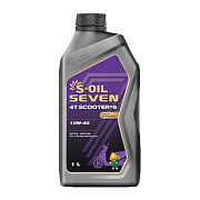 S-OIL SEVEN 4T SCOOTER #9 10W40 MB Синтетическое 1л
