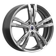 Диск 7x18 5x114.3 ET35 D66.1 K&K КС935 дарк платинум брайт