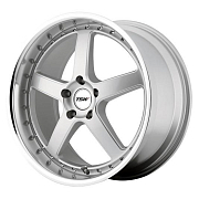 Диск 8x17 5x120 ET35 D76 TSW Carthage Silver Mirror Cut Lip Milled Spokes