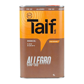 Taif ALLEGRO 5W30 SP Синтетическое 1л