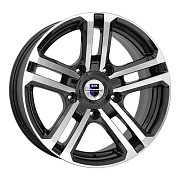 Диск Литой 7x16 PCD 5x139.7 ET30 D98 K&K КС591М алмаз черный