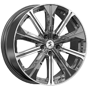 Диск Литой 7x19 PCD 5x108 ET33 D60.1 Premium Series КР013 Diamond Gloss Graphite