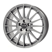 Диск 7x17 5x114.3 ET40 D75 OZ Racing Superturismo GT Grigio Corsa Black Lettering
