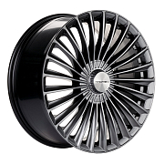 Диск 8.5x20 5x112 ET38 D66.6 Khomen Wheels KHW2008 (C/E/S) Dark Chrome