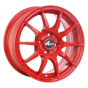 Диск 7x16 5x105 ET39 D56.6 4GO CARBON 9040 Red