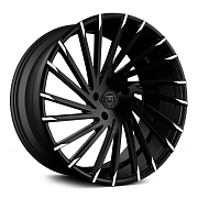 Диск 9x22 5x150 ET35 D110 Lexani Wraith Black/Machined TIP