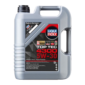 Liqui Moly Top Tec 4300 5W30 синтетическое 5л
