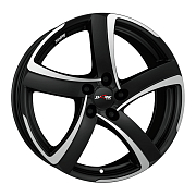 Диск 7x16 5x114.3 ET38 D70.1 ALUTEC Shark Racing Black Front Polished