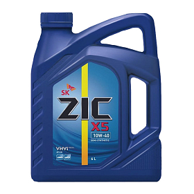 Zic X5 Diesel 10W40 полусинтетическое 6л