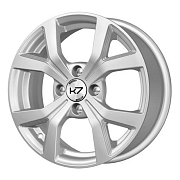 Диск 6x15 4x100 ET50 D60.1 Aero A1724 (КС724) Silver