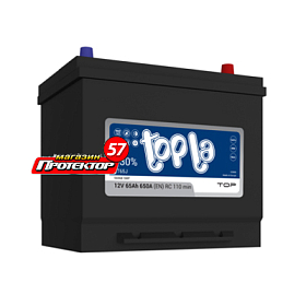 Аккумулятор TOPLA Top Jis 65 А/ч R+ обратная EN650A 230x175x220 Выносные
