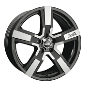 Диск 8x18 5x112 ET48 D75 OZ Racing Versilia Matt Black + Diamond Cut