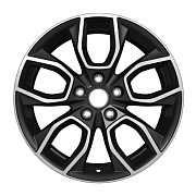 Диск 7x17 5x112 ET40 D57.1 Khomen Wheels U-Spoke 713 Black-FP