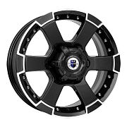 Диск 7x16 6x139.7 ET30 D106.1 K&K М56 Алмаз черный