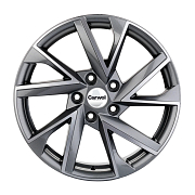 Диск 7x17 5x108 ET50 D63.35 Khomen Wheels V-Spoke 714 F-Silver-FP