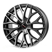 Диск 8x18 5x112 ET40 D72.5 BORBET DY Dark Grey Polished Matt
