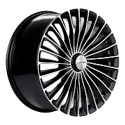 Диск 8.5x20 5x112 ET43 D66.6 Khomen Wheels KHW2008 (C/E/S) Black-FP
