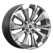 Диск 7x17 5x114.3 ET50 D67.1 K&K КС936 Дарк платинум брайт