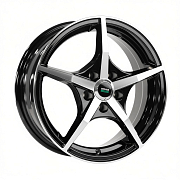 Диск 6x15 5x100 ET38 D57.1 Megami MGM-19 BKF