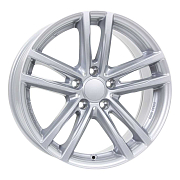 Диск 7x18 5x112 ET45 D57.1 Rial X10 Polar Silver