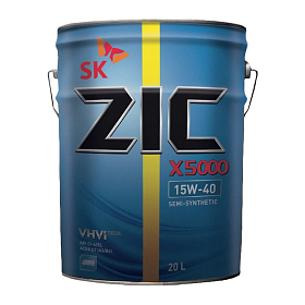 Zic X5000 15W40 GL-4/SL E7 полусинтетическое 20л